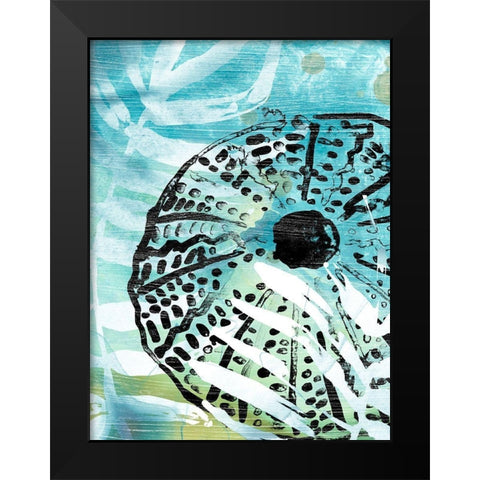 Echinoidia I Black Modern Wood Framed Art Print by Vess, June Erica