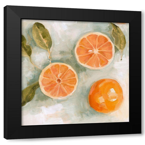 Fresh Citrus II Black Modern Wood Framed Art Print by Scarvey, Emma