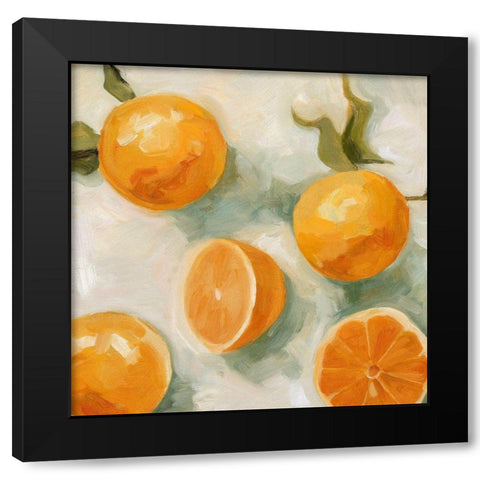 Fresh Citrus IV Black Modern Wood Framed Art Print by Scarvey, Emma