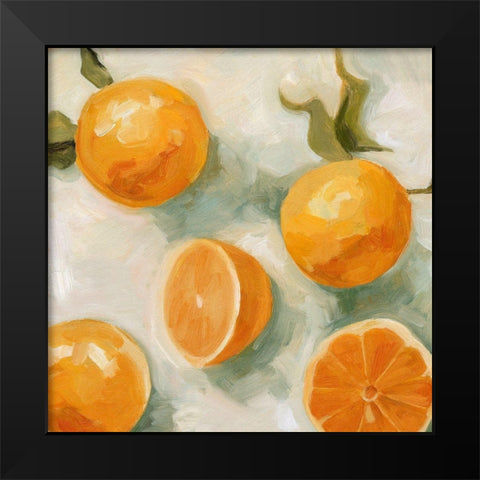 Fresh Citrus IV Black Modern Wood Framed Art Print by Scarvey, Emma