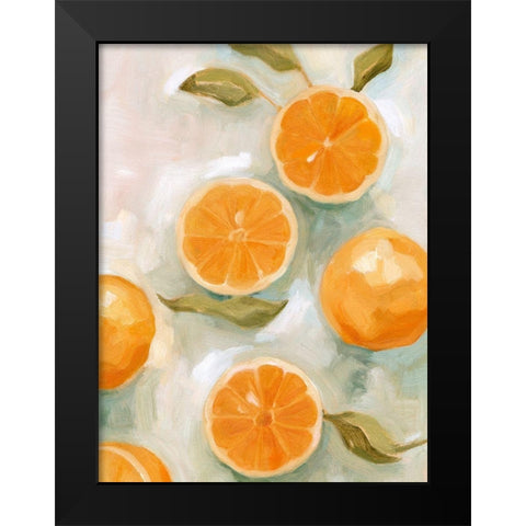Fresh Citrus VI Black Modern Wood Framed Art Print by Scarvey, Emma