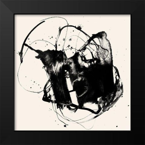 Spontaneous Sume-i II Black Modern Wood Framed Art Print by Goldberger, Jennifer