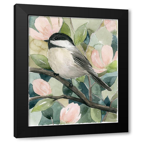 Veiled Aviary II Black Modern Wood Framed Art Print by Popp, Grace