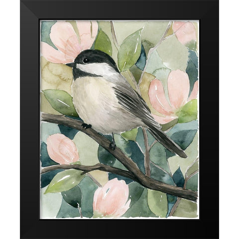 Veiled Aviary II Black Modern Wood Framed Art Print by Popp, Grace
