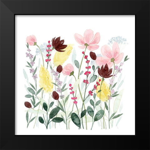 May Posy I Black Modern Wood Framed Art Print by Popp, Grace