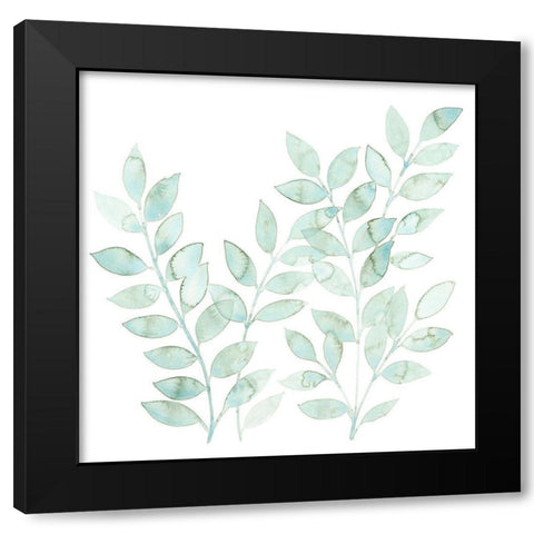 Winding Whisper I Black Modern Wood Framed Art Print by Popp, Grace