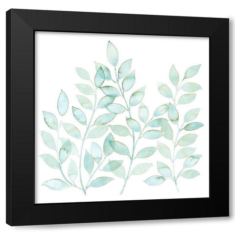 Winding Whisper II Black Modern Wood Framed Art Print with Double Matting by Popp, Grace