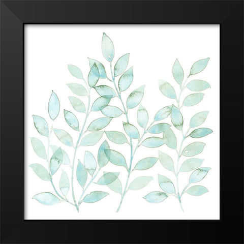 Winding Whisper II Black Modern Wood Framed Art Print by Popp, Grace