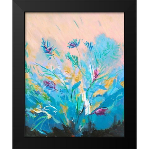 Mixed Floral I Black Modern Wood Framed Art Print by Joy, Julie