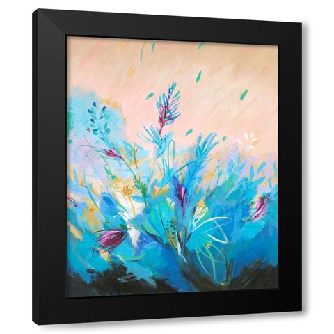 Mixed Floral II Black Modern Wood Framed Art Print by Joy, Julie