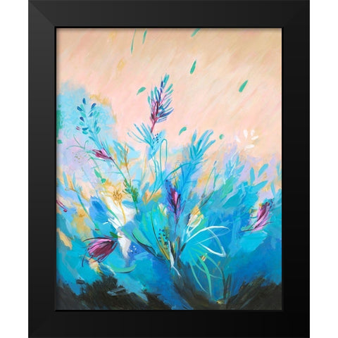 Mixed Floral II Black Modern Wood Framed Art Print by Joy, Julie