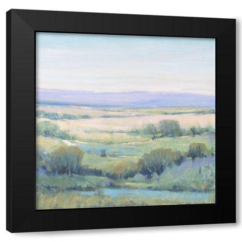 Lavender Horizon I Black Modern Wood Framed Art Print by OToole, Tim