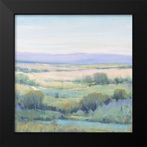 Lavender Horizon I Black Modern Wood Framed Art Print by OToole, Tim