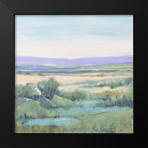 Lavender Horizon II Black Modern Wood Framed Art Print by OToole, Tim