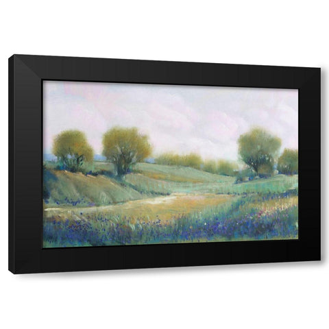 Paysage I Black Modern Wood Framed Art Print with Double Matting by OToole, Tim