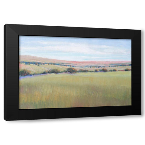 Hill Country I Black Modern Wood Framed Art Print with Double Matting by OToole, Tim