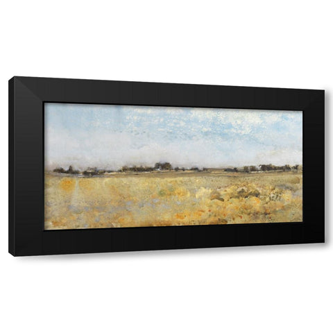 Harvest Field I Black Modern Wood Framed Art Print with Double Matting by OToole, Tim