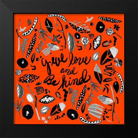 Woodland Wonder II Black Modern Wood Framed Art Print by Blanckslate