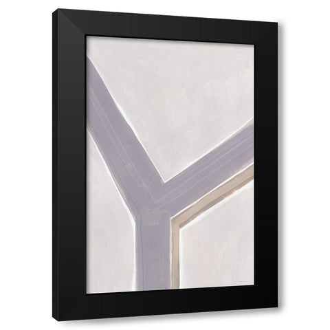 Custom Neutral Impact I Black Modern Wood Framed Art Print by Vess, June Erica