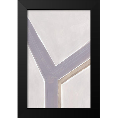 Custom Neutral Impact I Black Modern Wood Framed Art Print by Vess, June Erica