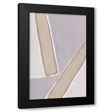 Custom Neutral Impact II Black Modern Wood Framed Art Print by Vess, June Erica