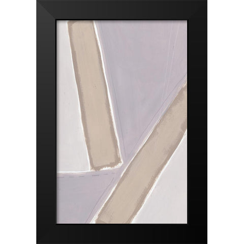 Custom Neutral Impact II Black Modern Wood Framed Art Print by Vess, June Erica