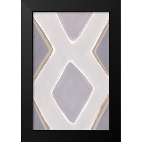 Custom Neutral Impact III Black Modern Wood Framed Art Print by Vess, June Erica