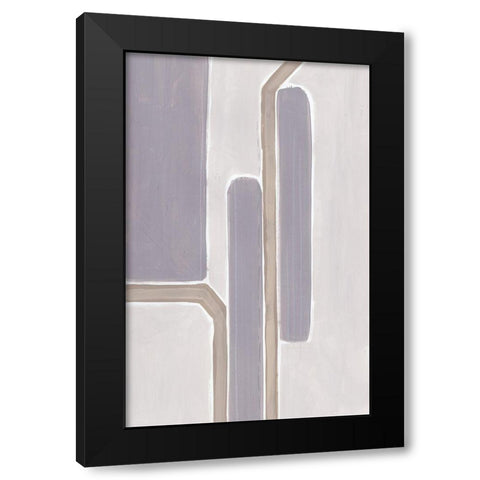 Custom Neutral Impact IV Black Modern Wood Framed Art Print by Vess, June Erica