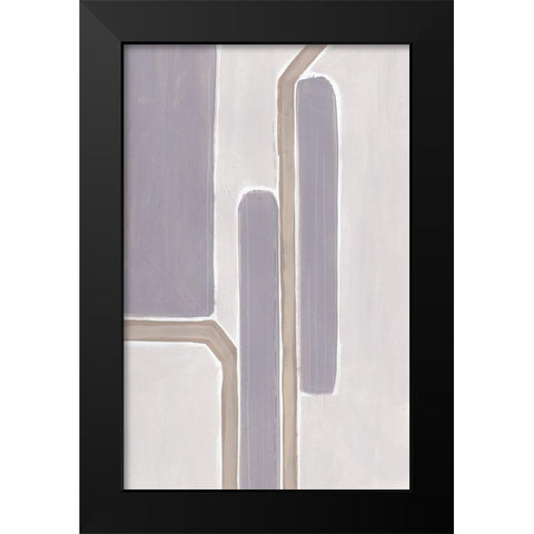 Custom Neutral Impact IV Black Modern Wood Framed Art Print by Vess, June Erica