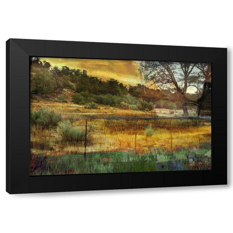40x60 In the Brush (ASH) Black Modern Wood Framed Art Print by Jasper, Sisa
