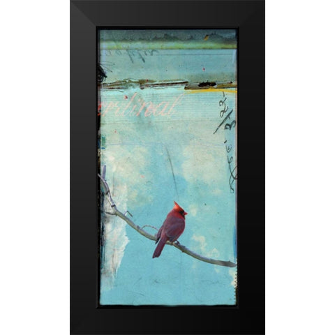 Bird Window I Black Modern Wood Framed Art Print by Blixt, Ingrid