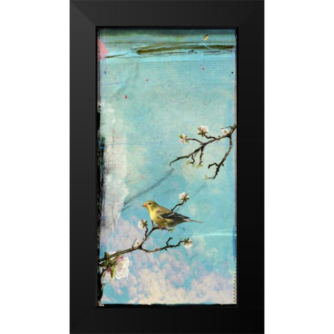Bird Window II Black Modern Wood Framed Art Print by Blixt, Ingrid