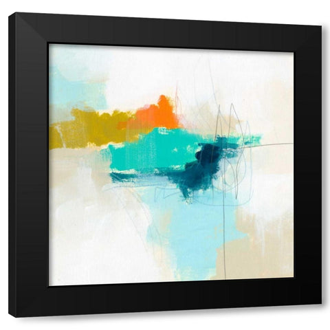 Atmospheric I Black Modern Wood Framed Art Print by Vess, June Erica