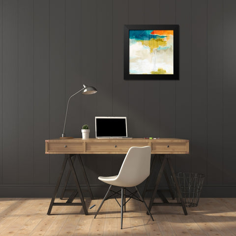 Atmospheric II Black Modern Wood Framed Art Print by Vess, June Erica