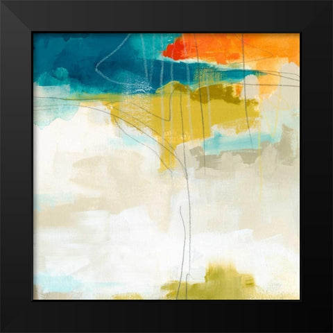 Atmospheric II Black Modern Wood Framed Art Print by Vess, June Erica