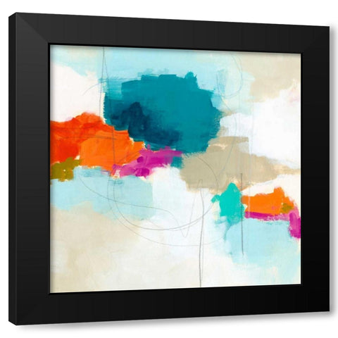 Atmospheric VI Black Modern Wood Framed Art Print with Double Matting by Vess, June Erica