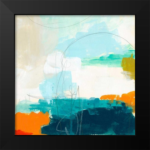 Atmospheric VII Black Modern Wood Framed Art Print by Vess, June Erica