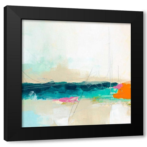 Atmospheric VIII Black Modern Wood Framed Art Print by Vess, June Erica