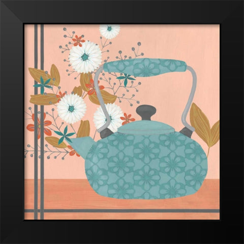 Whimsical Kitchen III Black Modern Wood Framed Art Print by Vess, June Erica