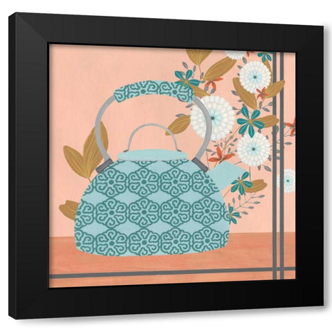Whimsical Kitchen IV Black Modern Wood Framed Art Print by Vess, June Erica