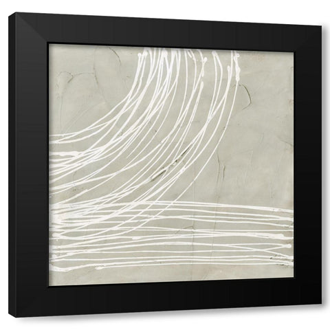 Custom Printed Ech Location IV Black Modern Wood Framed Art Print by Stramel, Renee W.