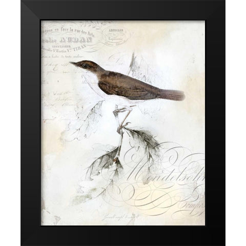 Rustic Gould II Black Modern Wood Framed Art Print by Studio W