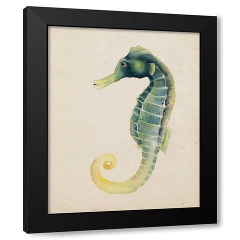 Sea Dweller V Black Modern Wood Framed Art Print with Double Matting by Popp, Grace