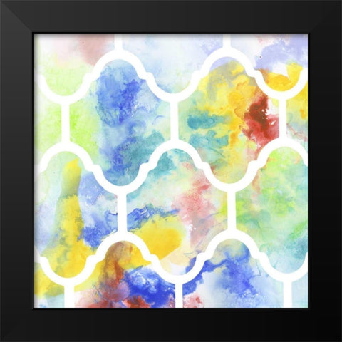 Metric Watercolors III Black Modern Wood Framed Art Print by Goldberger, Jennifer