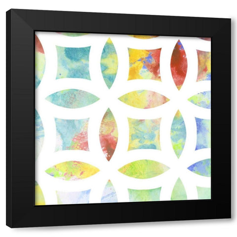 Metric Watercolors IV Black Modern Wood Framed Art Print by Goldberger, Jennifer