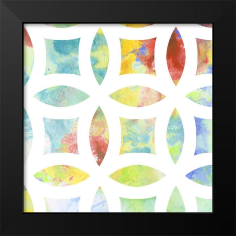 Metric Watercolors IV Black Modern Wood Framed Art Print by Goldberger, Jennifer