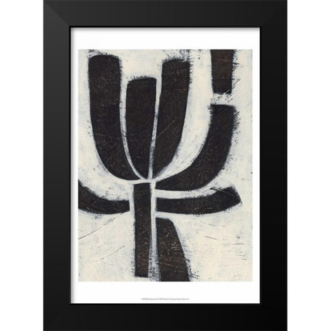 Symbiotic II Black Modern Wood Framed Art Print by Vess, June Erica