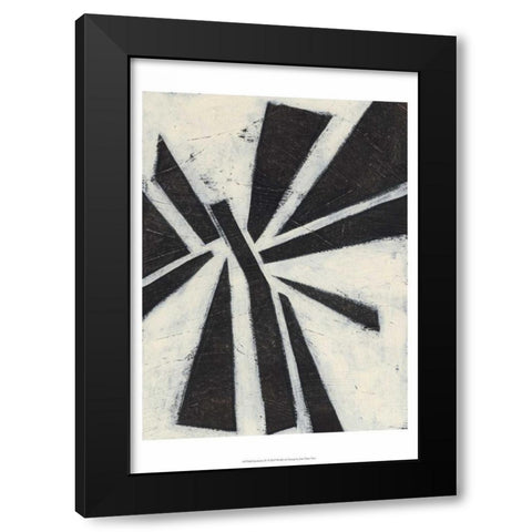 Symbiotic IV Black Modern Wood Framed Art Print with Double Matting by Vess, June Erica