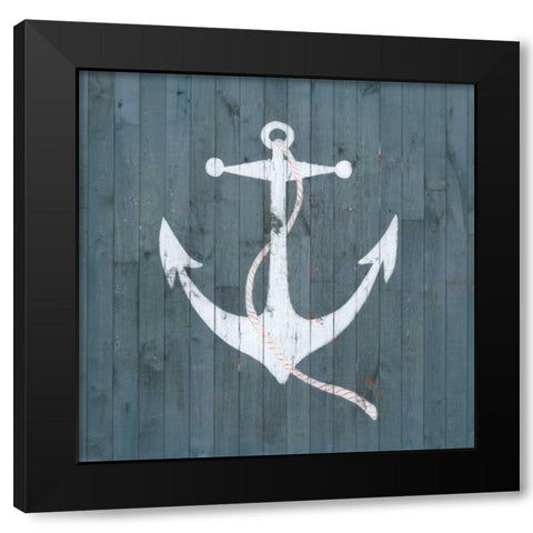 Nautical Plank IV Black Modern Wood Framed Art Print with Double Matting by Popp, Grace