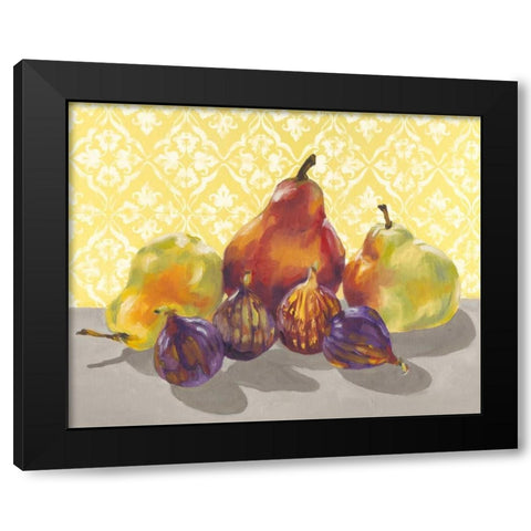 Ripe Fruit I Black Modern Wood Framed Art Print with Double Matting by Miller, Dianne